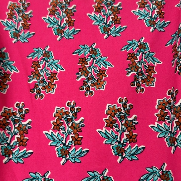 J Crew tiered midi floral smock back dress 10p 10 petite NWT - Picture 3 of 7